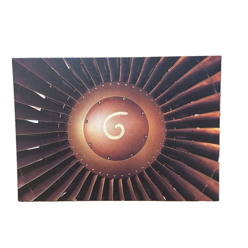Postkarte flugzeug airline - postkarte,