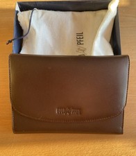 GOLDPFEIL Geldbörse / Portemonnaie Nappa braun