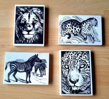 LaBlance-Stempelset 4 Stck. Afrika / Tiere