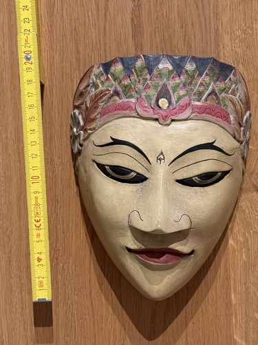 Vintage java wayang topeng - -,