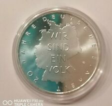 10 Euro Gedenkmünzen Silber 2010, 20 Jahre Deutsche Einheit in Kapsel