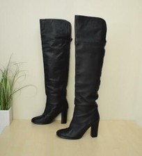 legere Zara High Heel Overknee Stiefel Gr. 37 Langschaft Überkniestiefel