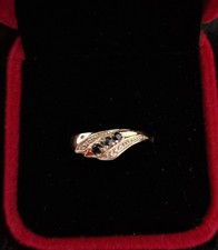 Ring Gold 585 mit 3 Saphiren