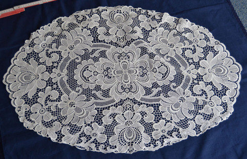 Tischdecke oval plauener - tischdecke,