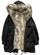 ON PARLE DE  VOUS ⭐️Luxus 2-in-1 Pelz Parka Pelzjacke Echtpelz Futter Gr. 34 XS