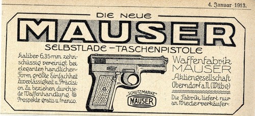 Waffenfabrik mauser oberndorf - mauser,