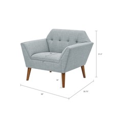Lounge chair with armrest - a,