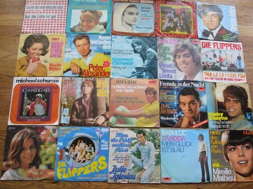 Vinyl single sammlung - 20,
