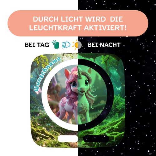 Schutzfolie nachtleuchtend