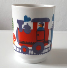 Thomas Kindergeschirr Brigitte  Graziela * Becher  Eisenbahn * 0,25l * neuwertig
