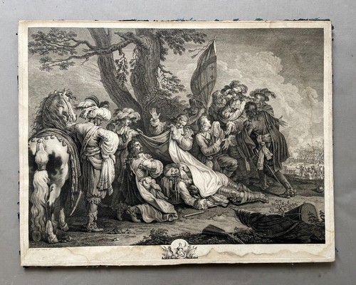 Der tod von turenne radierung - der,