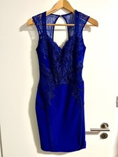 Kleid Minikleid Lipsy London Royalblau Gr 38 Spitze Neuwertig Partykleid