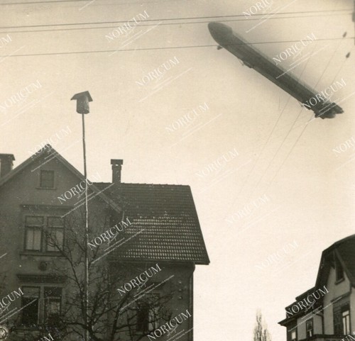 Original stereofoto luftschiff - stereofoto,