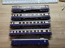 Liliput H0 Rheingold Personenwagen der DB guter Zustand Fehlteile