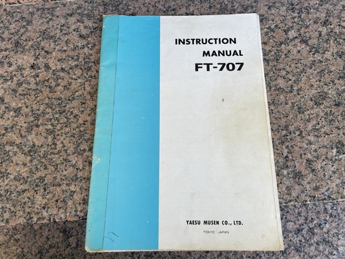Original yaesu instuction - original,