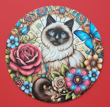 1 Blechschild rund, 20 cm