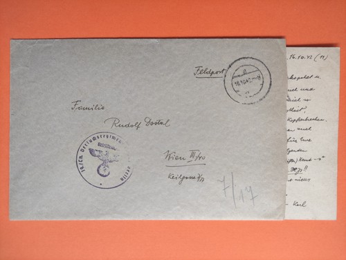 Feldpostbrief mit inhalt - feldpostbrief,