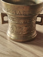 Mörser Antik Alt 1623 Messing