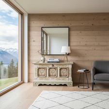 Voglauer Anno 1700 altweiß Kommode Bauerntruhe Truhe Holztruhe Holzkiste weiß