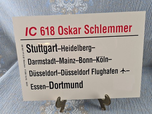 Zuglaufschild 618 oskar - 618,