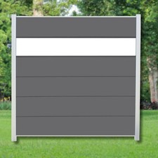 WPC Zaun XL Komplettset