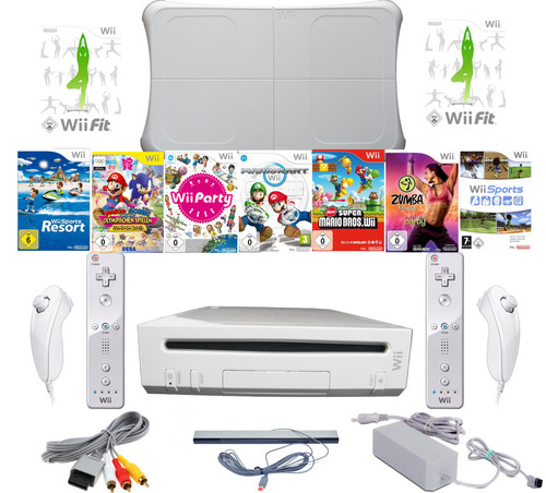 Nintendo wii konsole - konsole, mario