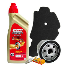 Castrol 5W40 Inspektionskit Ölfilter Luft Kerzen Beverly Cruiser Fuoco 500