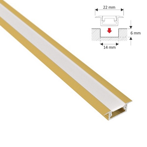 Aluminium profil einbau - aluminium, /
