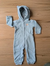 Steiff gefütterter Strampler mit Kapuze Einteiler Gr. 80