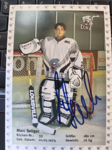 Autogrammkarte marc seliger - -,