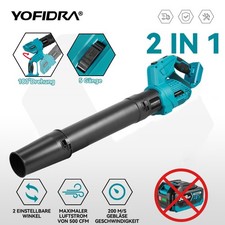 Für Makita Akku Laubbläser Laubgebläse 180° Drehung Elektrogebläse Ventilator