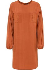 Tunikabluse Gr. 38 Orangebraun