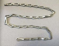 Antiker Bilderkettenhänger bündig Kette 22 cm.