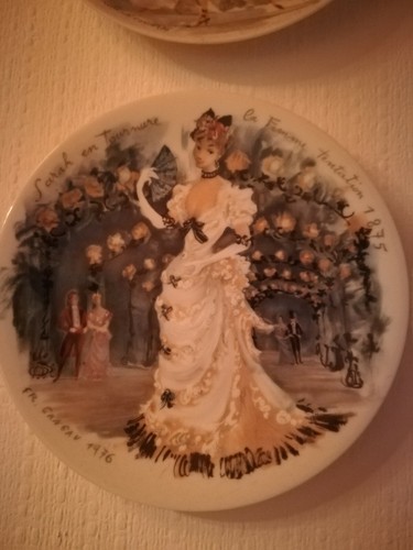 Porzellan limoges wandteller - limoges,