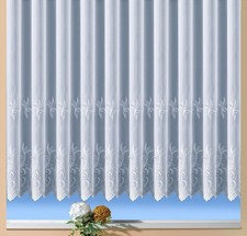 Weckbrodt Voile-Fertigstore SARA, Stickerei, Kräuselband-Aufhängung, transparent