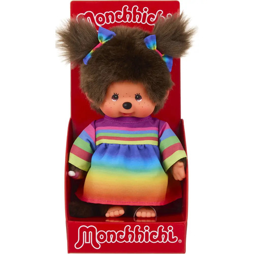 Monchhichi 20cm rainbow dress - 20cm,
