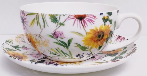 Sonnenblumen wiese tasse - wiese, &