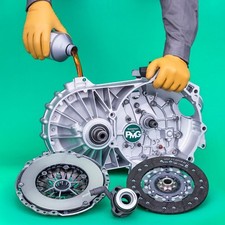 GETRIEBE T5 VW 1.9 TDI 　 JQT GTV FJL TRANSPORTER MULTIVAN KUPPLUNG +AUSRÜCKER ?