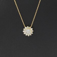 Wert 1150 € Brillant Anhänger mit Kette (0,40 carat) 750 18 Karat Gelb Gold