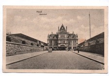 Ak Neuß Bahnhof