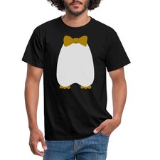 Pinguin Kostüm Fasching Karneval Männer T-Shirt