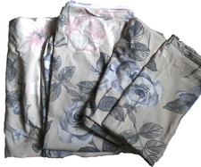 Bettwäsche  /  2 Garnituren /  130 x 200cm /  Blumen / beige / Dormisette