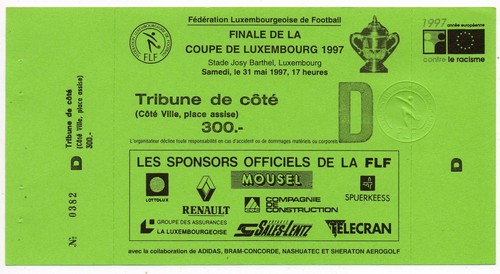 Ticket lux cupfinal jeunesse - ticket,