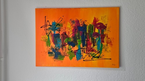 Abstrakte bilder auf - abstrakte, leinwand