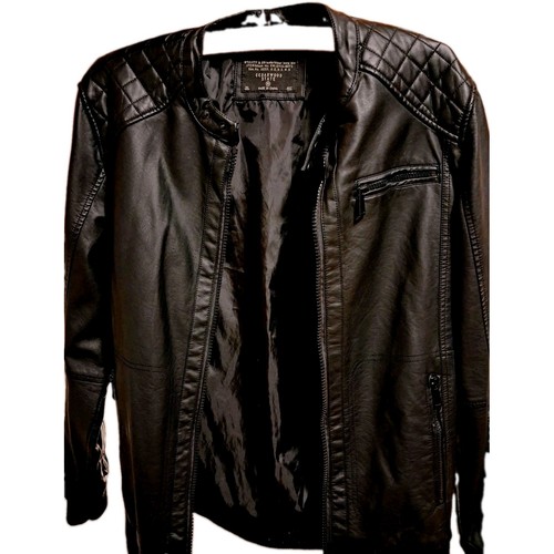 Kunstleder jacke herren - jacke,