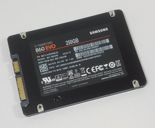 100% 250GB SSD Samsung 860 EVO V-NAND SATA 2,5" Notebook Festplatte MZ-76E250
