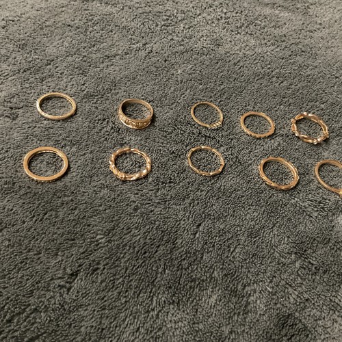 Modeschmuck ringe stck - modeschmuck, 12