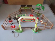 Playmobil-Ponyhof-Pferdehof-Reitplatz-Springplatz-wie 4185