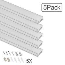 LED Aluprofil 5x 1m Aluminium
