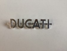 Ducati Schriftzug,chrom für 750S,SS,GT,Desmo NOS original selten!